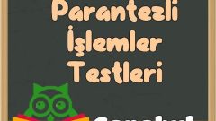 5. Sınıf Parantezli İşlemler Testleri içeriğine ait görsel